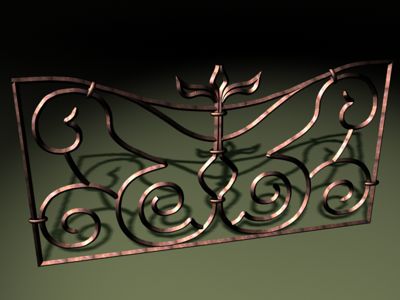 3dmax ковка изделий
